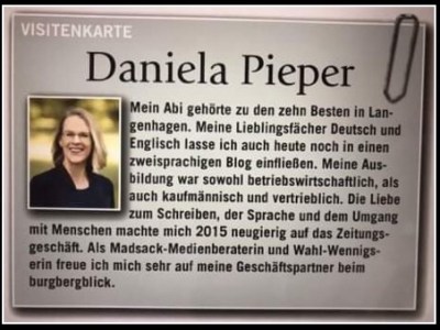 Inhaltsverzeichnis ww3-Frontfrau Daniela&nbsp;Pieper